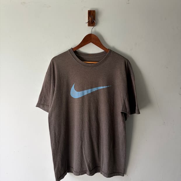 90-00's NIKE Vintage Big Swoosh T-shirt