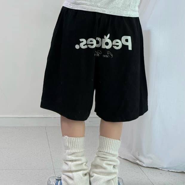 피치스 패치 버뮤다 팬츠
