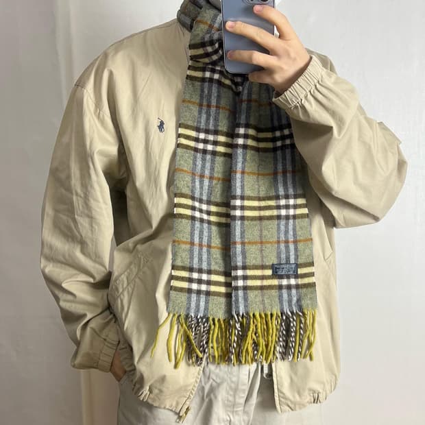 버버리 램스울 머플러