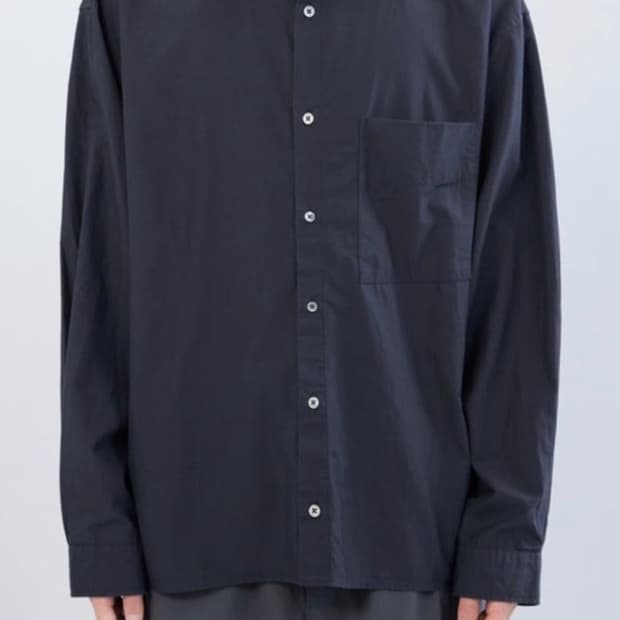 해칭룸 크롭셔츠 다크네이비 3