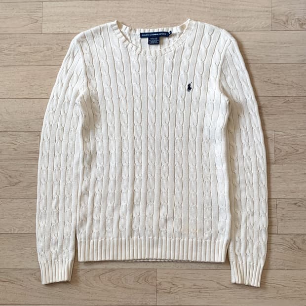 폴로 랄프로렌 케이블 니트 