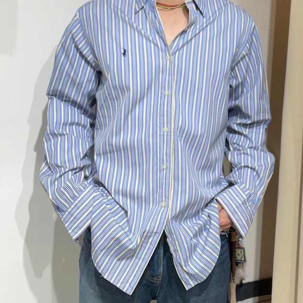 폴로랄프로렌 스트라이프 옥스포드셔츠