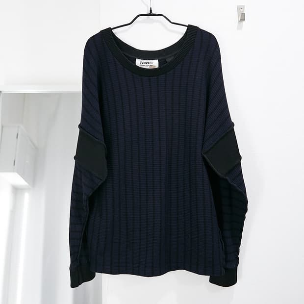 MM6 Stripe Ribbed Sweater