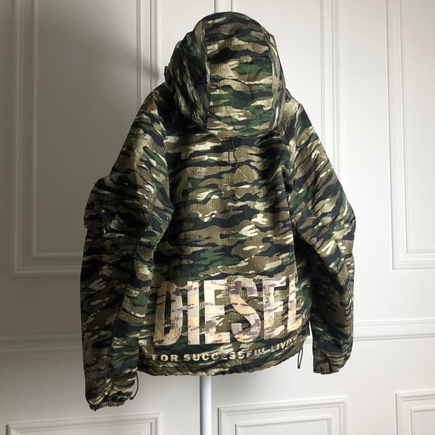 디젤 아노락 경량패딩 자켓