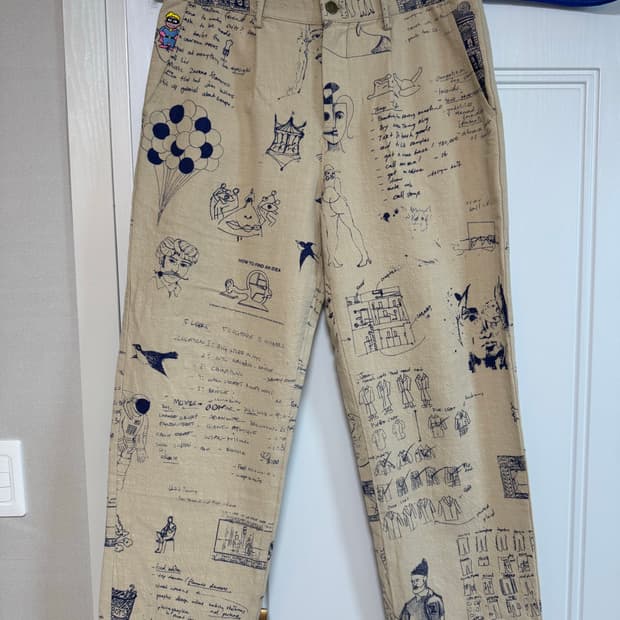 Kidsuper 드로잉 팬츠 