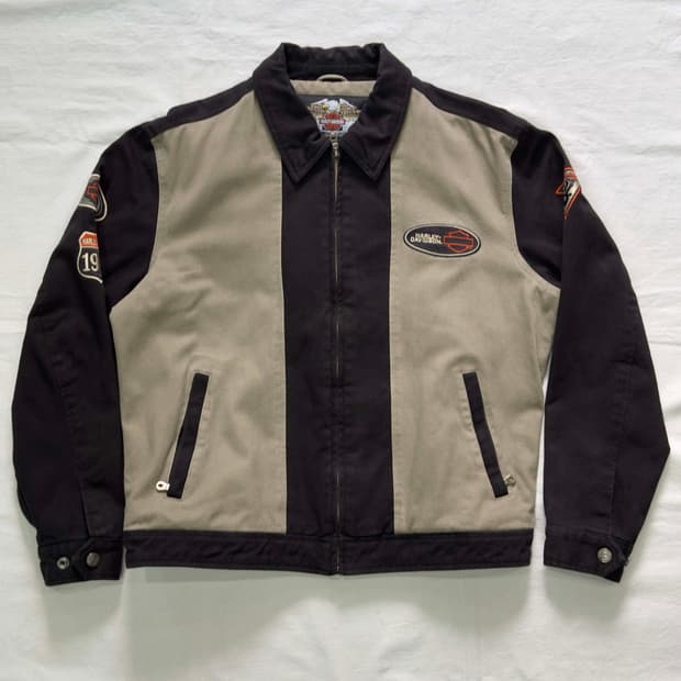 할리데이비슨 패치 바이크 자켓