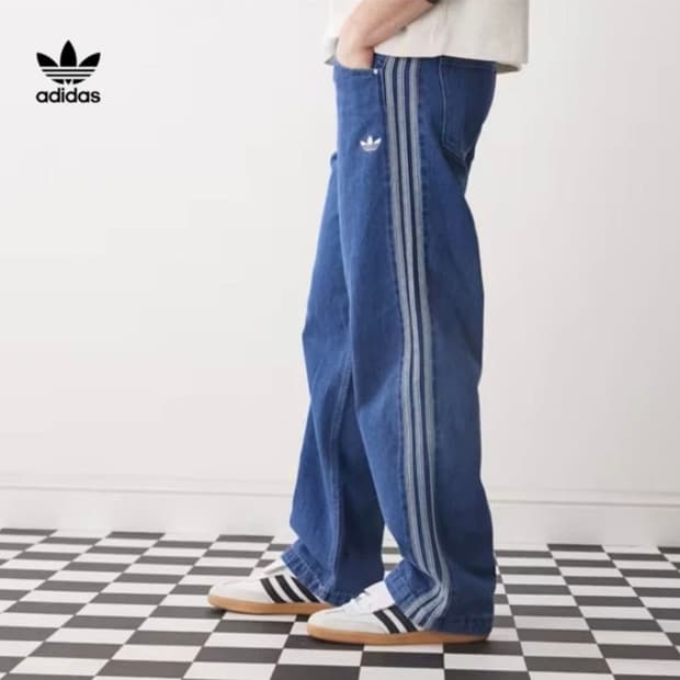 아디다스 아디컬러 데님팬츠 34사이즈