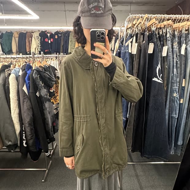 XL)Japanese vintage 여성 야상 자켓