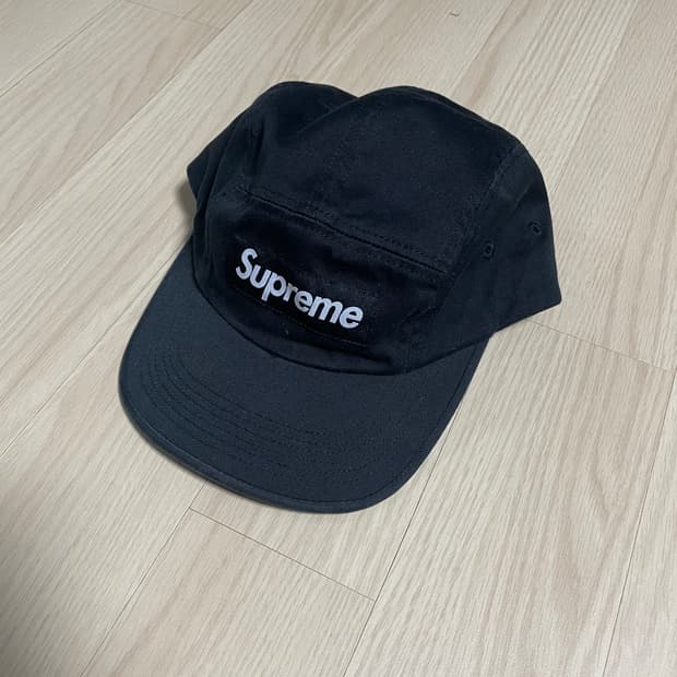 슈프림 모자 블랙
