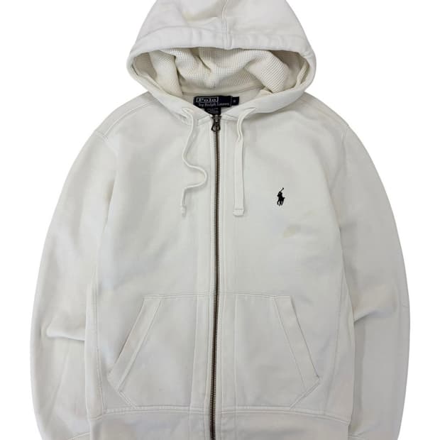 00s 폴로 후드집업 화이트 (S)