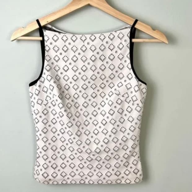 bebe 2000s Y2K 하이넥 홀터 탱크탑 