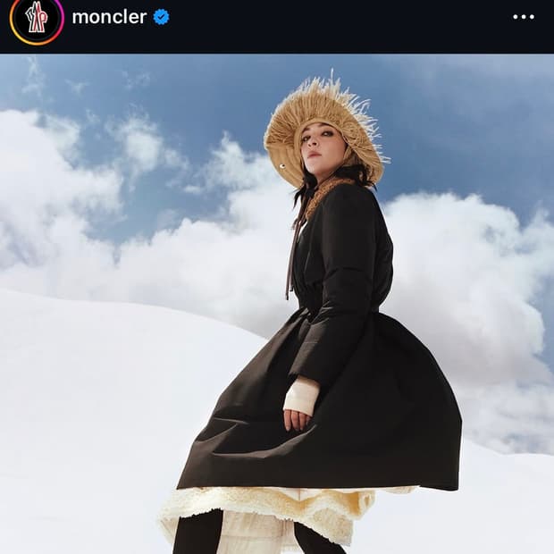 몽클레르 지니어스 leandra 롱다운재킷