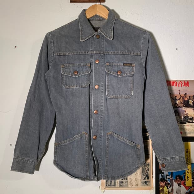 히스테릭글래머 데님 셔츠 자켓