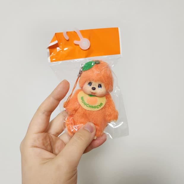 고전 오렌지 몬치치 키링