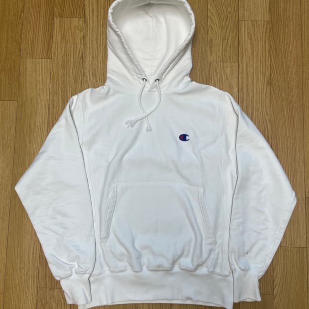 챔피온 블루택 리버스위브 후드티 s