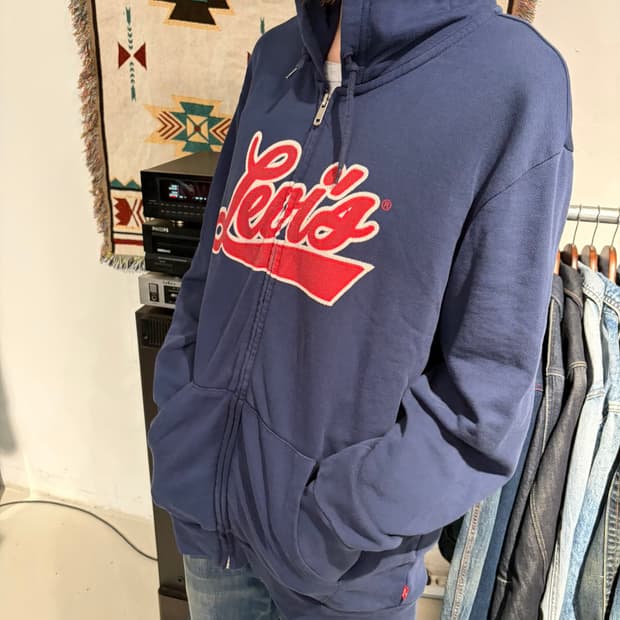 Levi's 빅로고 자수 후드 집업