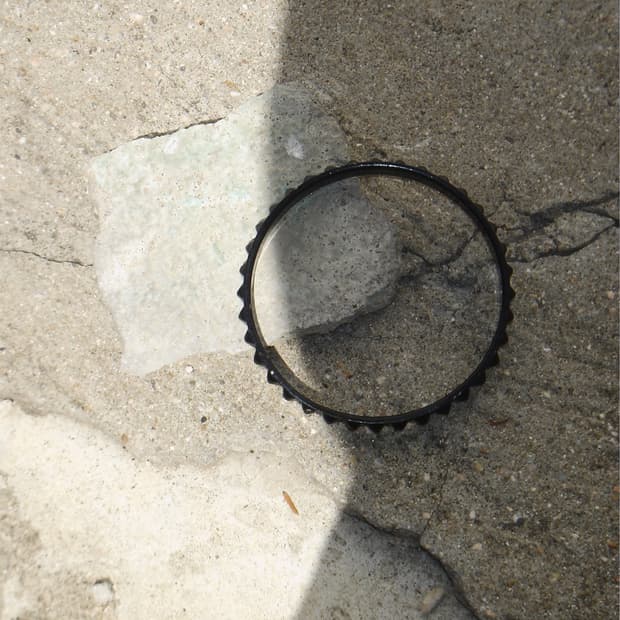 011 Black Stud Bangle