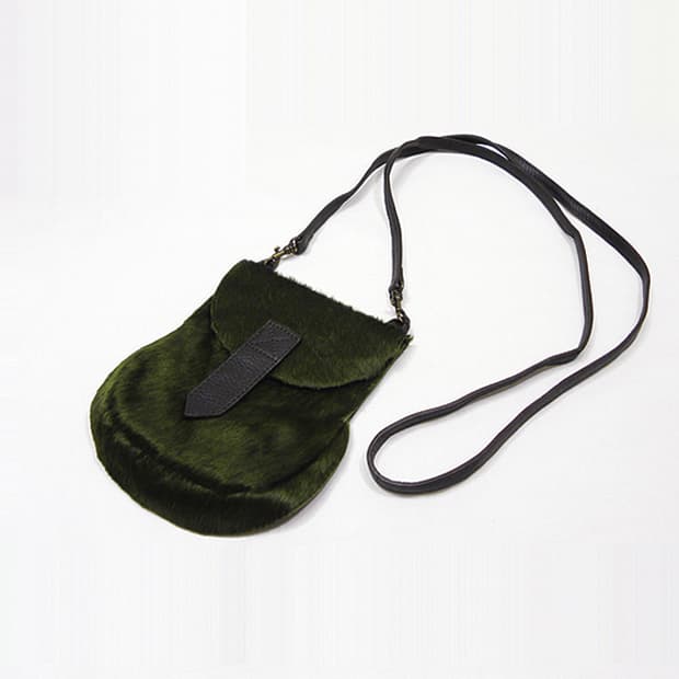 리얼 송치 미니 숄더백