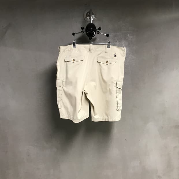 폴로 랄프로렌 베이지 카고 반바지 38