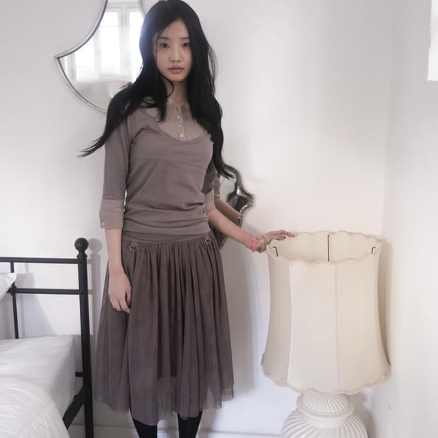 인앤양인하모니 튤 Tulle 스커트 