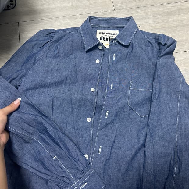 Junyawatanabe & Com de Garçons denim 셔츠