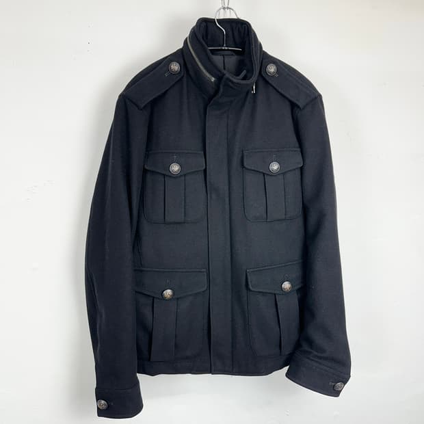 PS Paul Smith Button Detail Wool Jacket