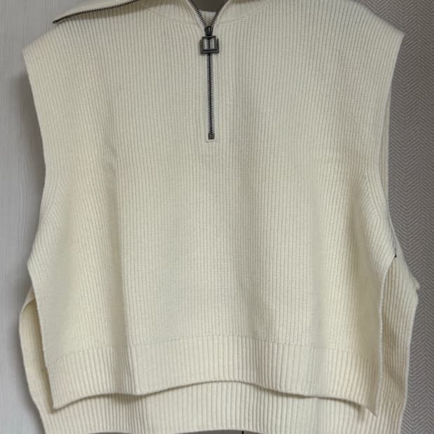 (48) 22fw 우영미 베스트 레이어드 니트 화이트