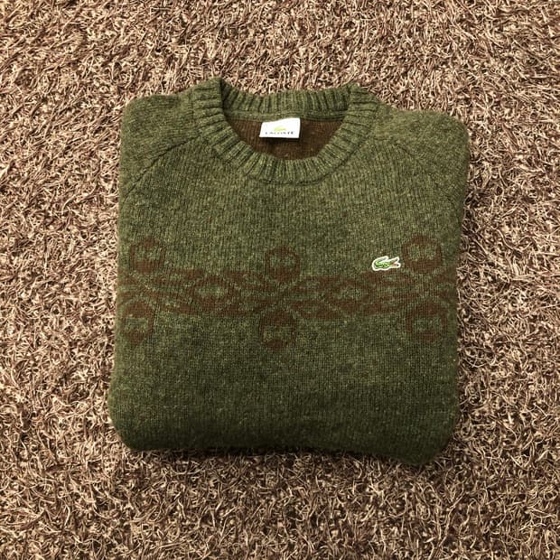 100 라코스테 울 니트 스웨터