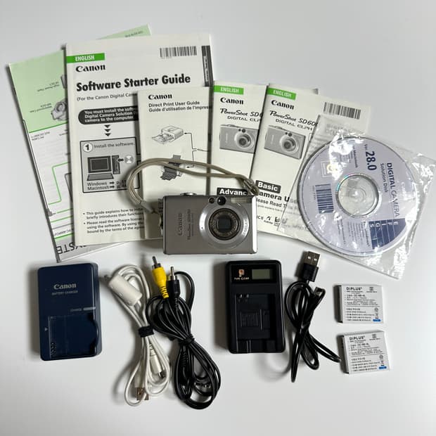 풀세트) 캐논 익서스 IXUS 60 파워샷 PowerShot SD 600