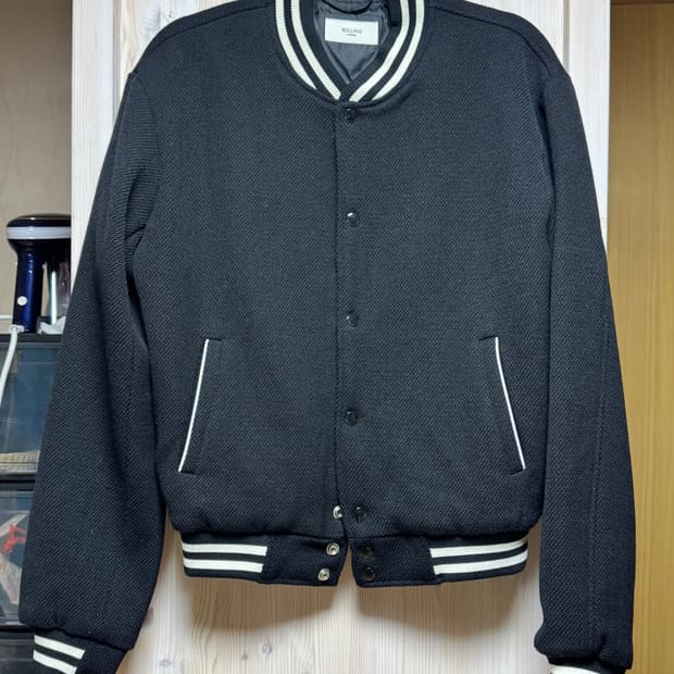 롤링스튜디오 울 바시티 자켓