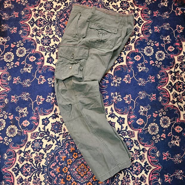 밀리터리 빈티지 무드 워크웨어 카고 팬츠 38size