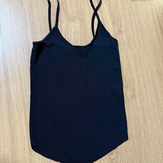 ZARA 자라 블랙 니트 나시 S