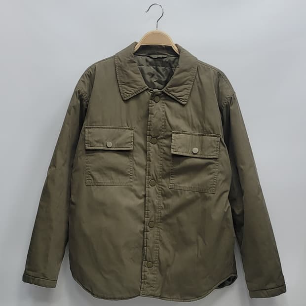 8세컨즈 21FW  에잇세컨즈 셔츠형 오버핏 패딩 자켓 / 남 XL 
