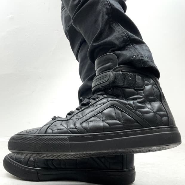 Pierre Hardy Quilted Strap High-Top Snea