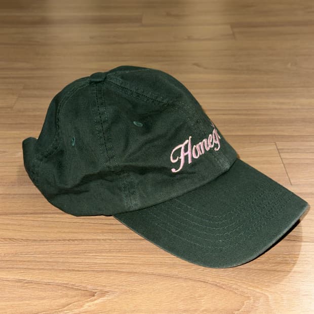 홈바디띵즈 Homebody Things 홈바디 캡 그린 코튼 볼캡 OS 