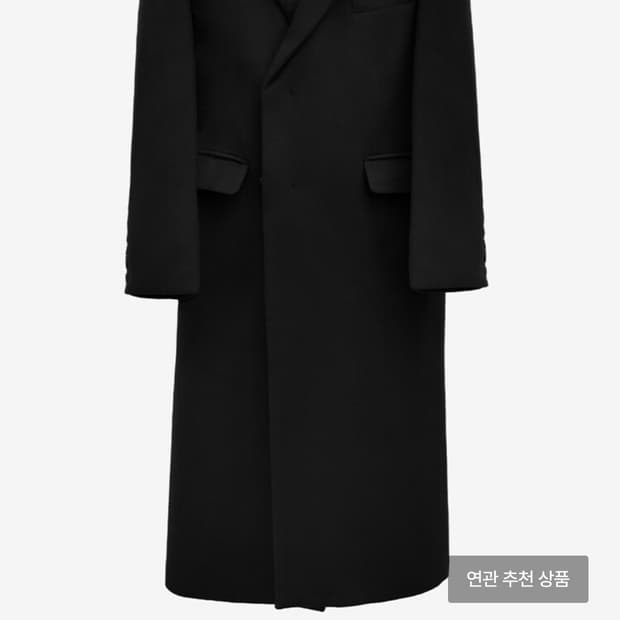 YUJI 유지 울코트 블랙 새상품