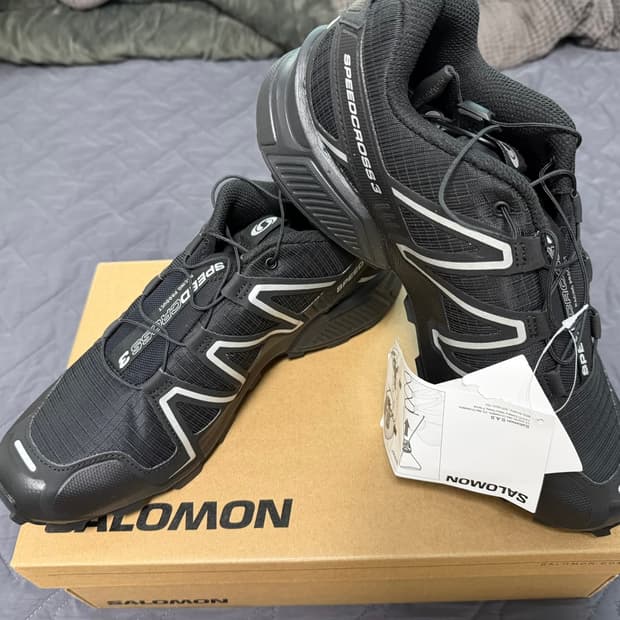 [265] 살로몬 스피드크로스3 블랙/실버