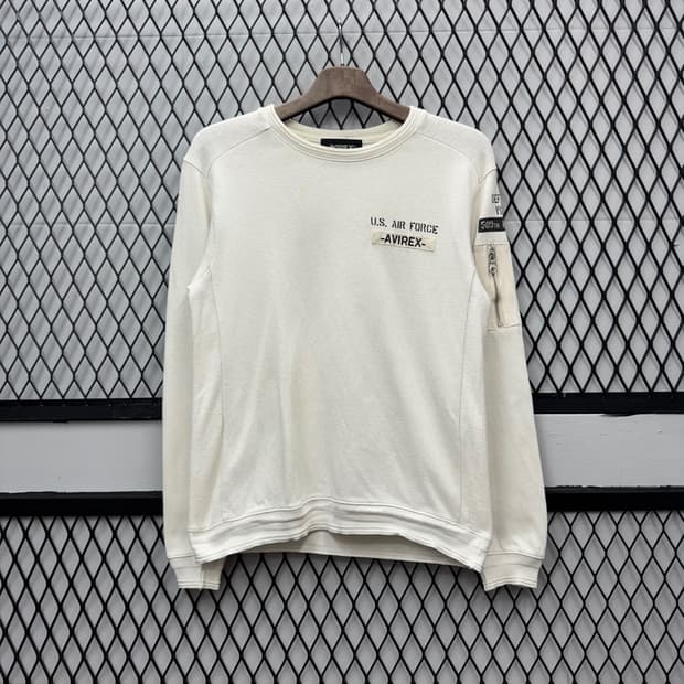 21F/W 아비렉스 스웻셔츠 스쿼드론 시리즈 밀리터리 맨투맨