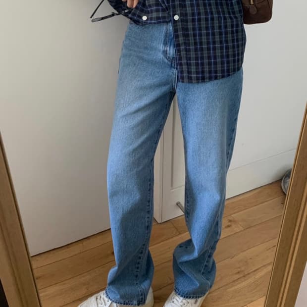 가내스라 누오스 뉴 중청 데님 숏 XS