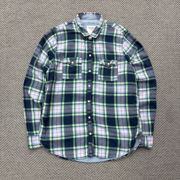 아베크롬비앤피치 체크 셔츠 v2368