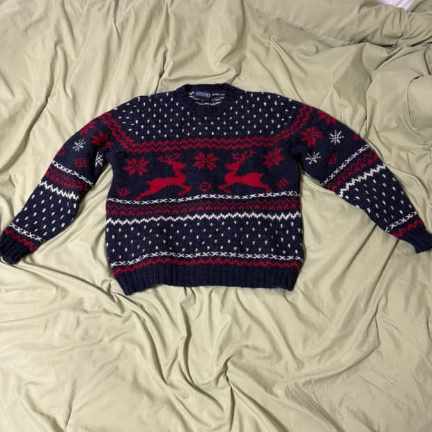 빈티지 노르딕 니트