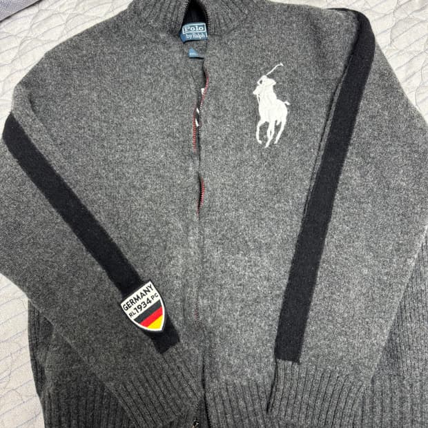 폴로 랄프로렌 빅포니 니트집업