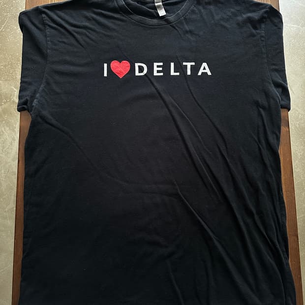 I LOVE DELTA 프로모션 티셔츠