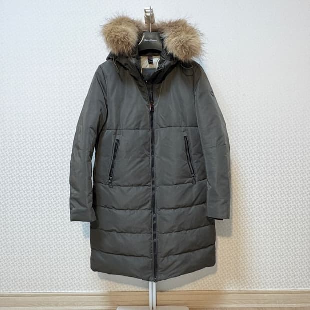 이태리 두노 DUNO 라쿤퍼 다운 프리미엄 롱패딩 