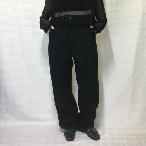 comme des garçons 울 팬츠