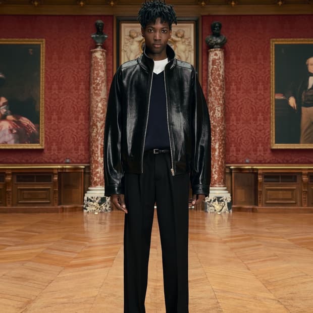 Stu 램스킨 하이넥 M LAMBSKIN LEATHER JACKET