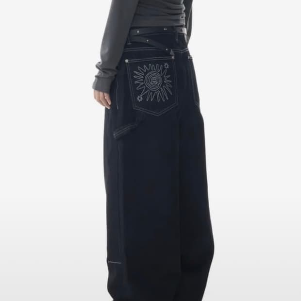 아캄 니들워크 카펜터 데님 블루 1사이즈 구해요!