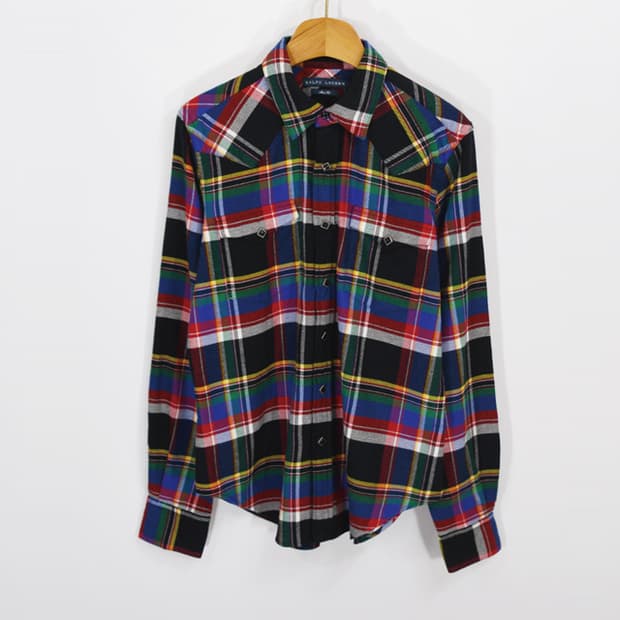 RALPH LAUREN slim fit  웨스턴플란넬셔츠