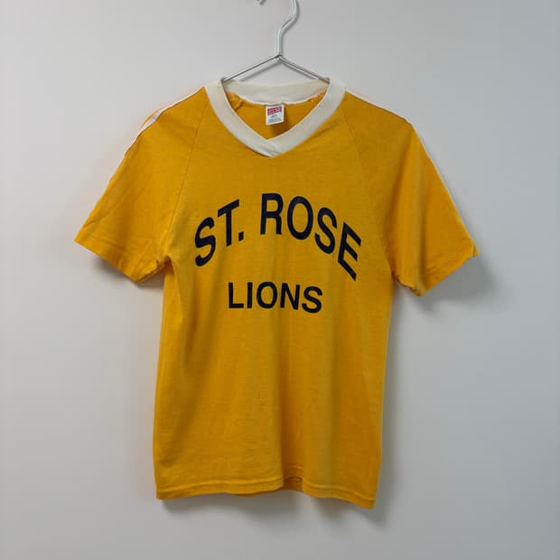 ST. ROSE LIONS 반팔 티셔츠 옐로우