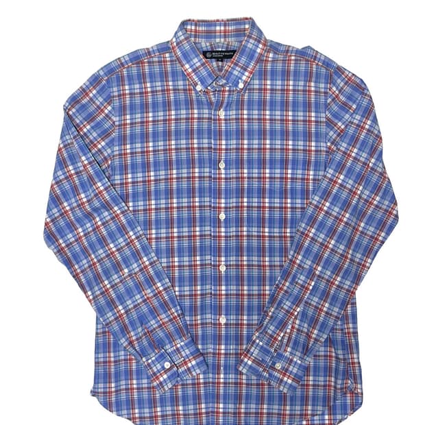Blue&red check shirt